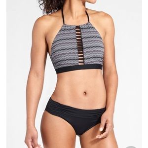 Athleta high-neck ladder bikini size small